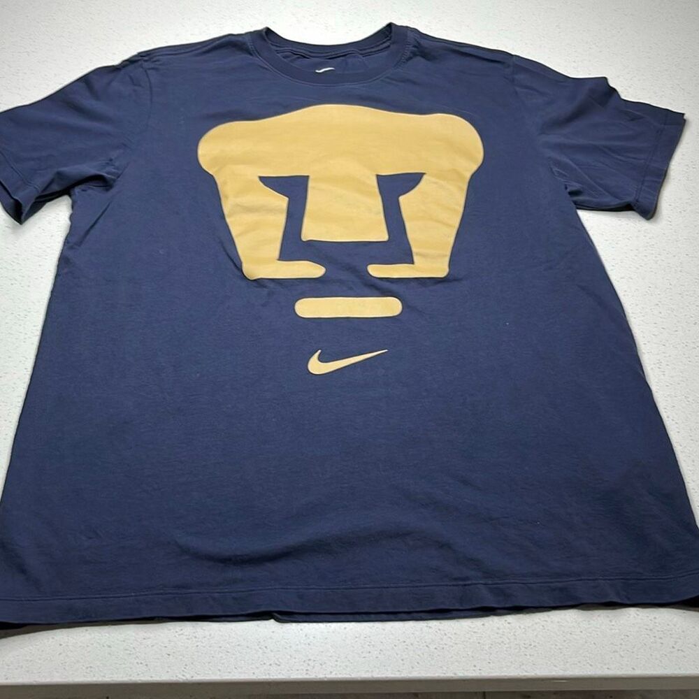 Nike Pumas UNAM Soccer T Shirt Liga Mx Mexico Mens Large